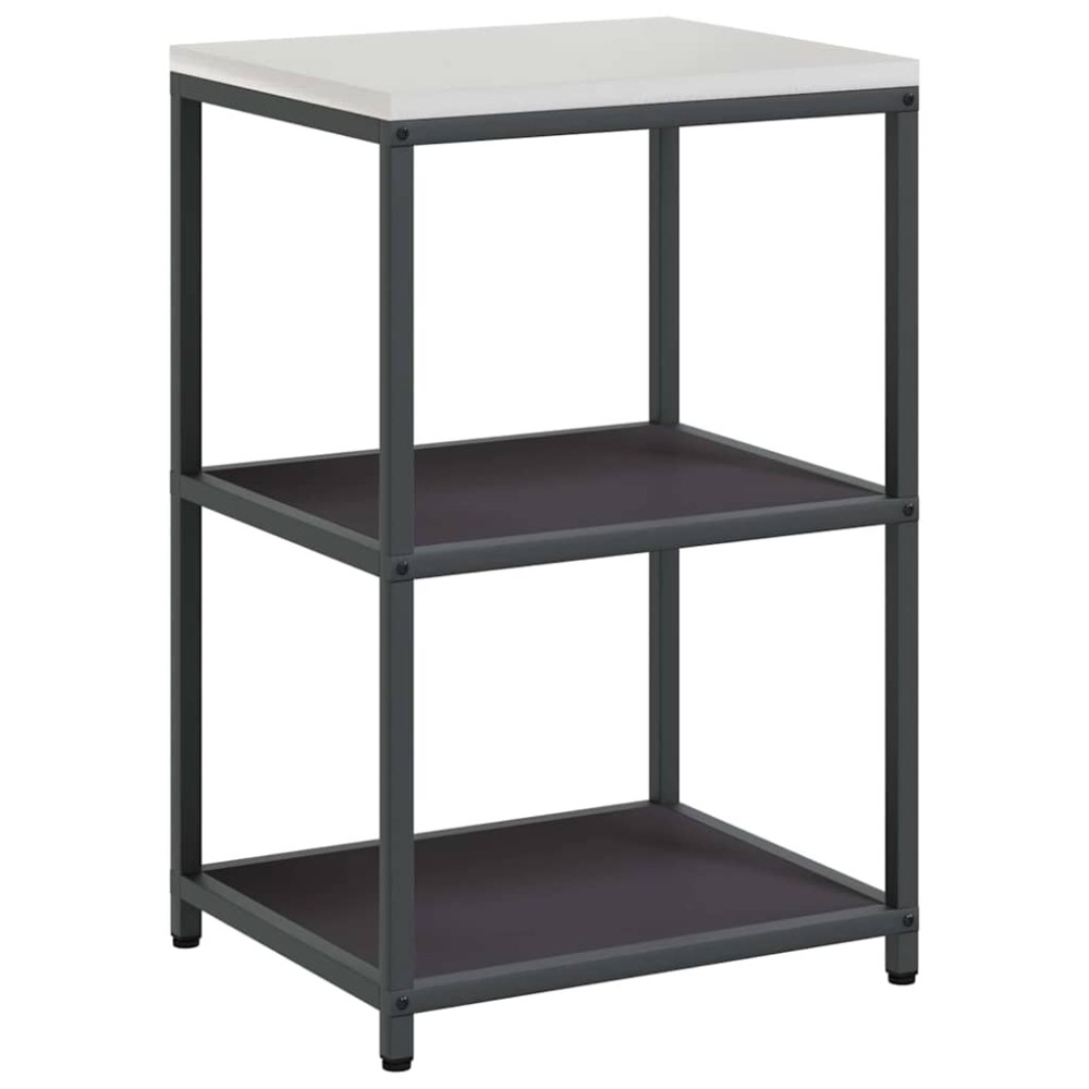 vidaXL Raft de depozitare pentru bucătărie Negru 60 x 50 x 92 cm Oţel