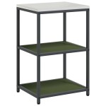vidaXL Raft de depozitare pentru bucătărie Verde oliv 60 x 50 x 92 cm