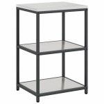 vidaXL Raft de depozitare pentru bucătărie Argintiu 60 x 50 x 92 cm vidaXL Raft de depozitare pentru bucătărie Argintiu 60 x 50 x 92 cm