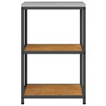 vidaXL Raft de depozitare pentru bucătărie Ruginit 60 x 50 x 92 cm vidaXL Raft de depozitare pentru bucătărie Ruginit 60 x 50 x 92 cm