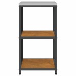 vidaXL Raft de depozitare pentru bucătărie Ruginit 60 x 50 x 92 cm vidaXL Raft de depozitare pentru bucătărie Ruginit 60 x 50 x 92 cm