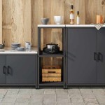 vidaXL Raft de depozitare pentru bucătărie Antracit 60 x 50 x 92 cm vidaXL Raft de depozitare pentru bucătărie Antracit 60 x 50 x 92 cm