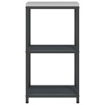 vidaXL Raft de depozitare pentru bucătărie Antracit 60 x 50 x 92 cm vidaXL Raft de depozitare pentru bucătărie Antracit 60 x 50 x 92 cm