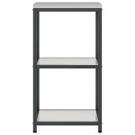 vidaXL Raft de depozitare pentru bucătărie Argintiu 60 x 50 x 92 cm