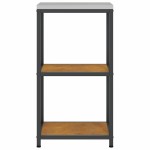 vidaXL Raft de depozitare pentru bucătărie Ruginit 60 x 50 x 92 cm