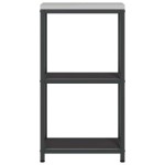 vidaXL Raft de depozitare pentru bucătărie Negru 60 x 50 x 92 cm Oţel