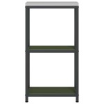 vidaXL Raft de depozitare pentru bucătărie Verde oliv 60 x 50 x 92 cm
