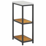 vidaXL Raft de depozitare pentru bucătărie Ruginit 60 x 50 x 92 cm