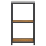 vidaXL Raft de depozitare pentru bucătărie Ruginit 60 x 50 x 92 cm