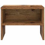 vidaXL Dulap de noapte Lemn vechi 40 x 30 x 30 cm Lemn compozit vidaXL Dulap de noapte Lemn vechi 40 x 30 x 30 cm Lemn compozit
