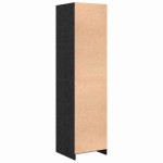 vidaXL Dulap cu raft cu depozitare Stejar negru 50 x 50 x 200 cm Lemn compozit vidaXL Dulap cu raft cu depozitare Stejar negru 50 x 50 x 200 cm Lemn compozit