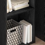 vidaXL Raft pentru cărți Stejar Negru 40 x 30 x 77 cm Lemn compozit