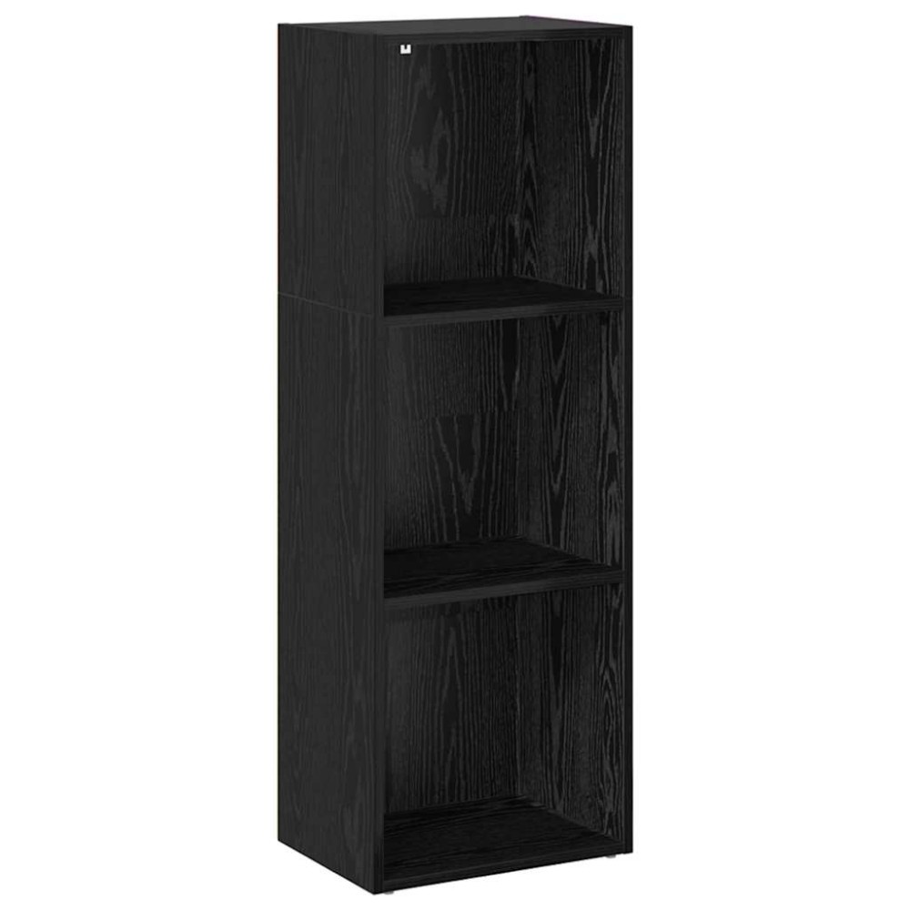 vidaXL Bibliotecă Stejar negru 40 x 30 x 114 cm Lemn compozit