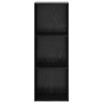 vidaXL Bibliotecă Stejar negru 40 x 30 x 114 cm Lemn compozit vidaXL Bibliotecă Stejar negru 40 x 30 x 114 cm Lemn compozit