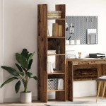 vidaXL Dulap pentru cărți Lemn vechi 40 x 35 x 180 cm Lemn compozit vidaXL Dulap pentru cărți Lemn vechi 40 x 35 x 180 cm Lemn compozit