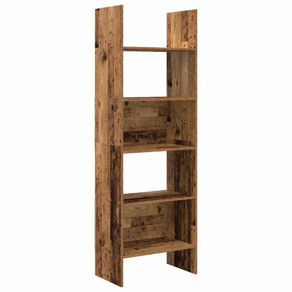 vidaXL Dulap pentru cărți Lemn vechi 60 x 35 x 180 cm Lemn compozit