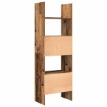vidaXL Dulap pentru cărți Lemn vechi 60 x 35 x 180 cm Lemn compozit vidaXL Dulap pentru cărți Lemn vechi 60 x 35 x 180 cm Lemn compozit