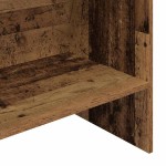 vidaXL Dulap pentru cărți Lemn vechi 60 x 35 x 180 cm Lemn compozit vidaXL Dulap pentru cărți Lemn vechi 60 x 35 x 180 cm Lemn compozit