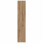 vidaXL Dulap pentru cărți stejar artizanal 60 x 35 x 180 cm