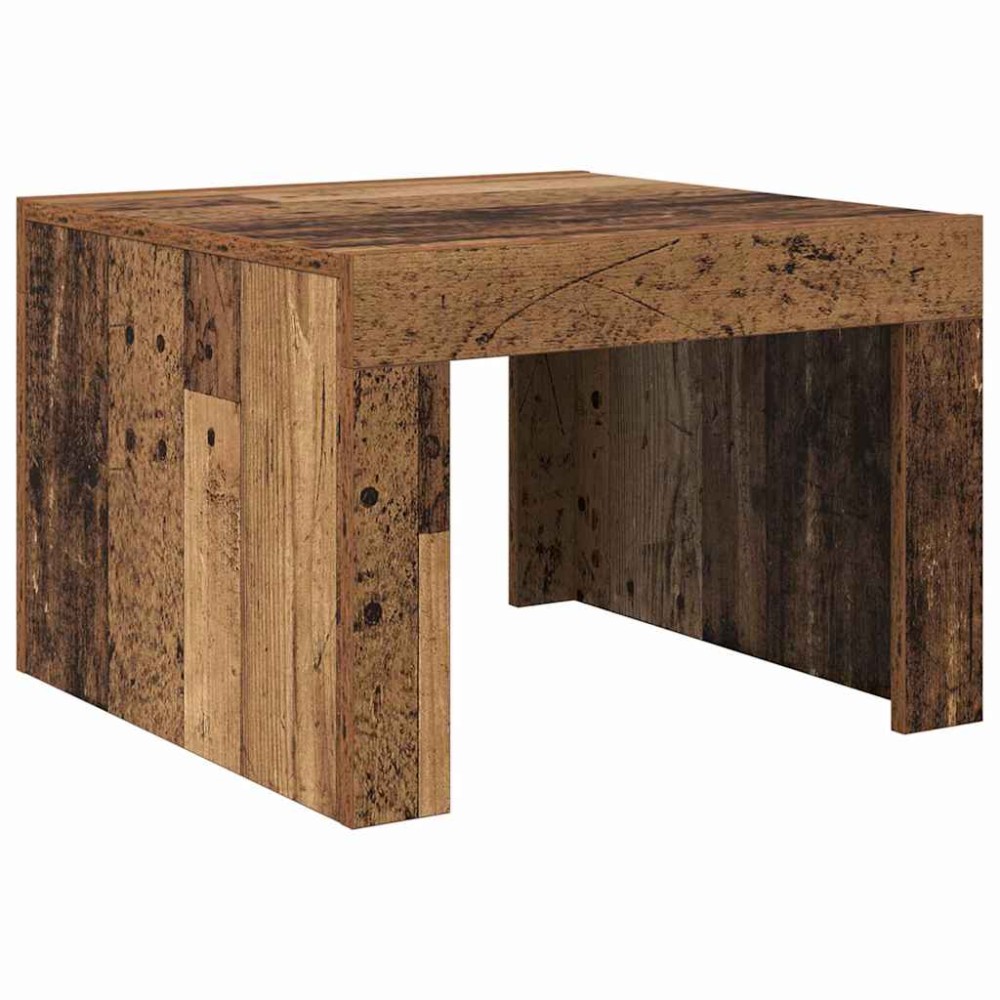 vidaXL Masă de cafea Lemn vechi 50 x 50 x 35 cm Lemn compozit