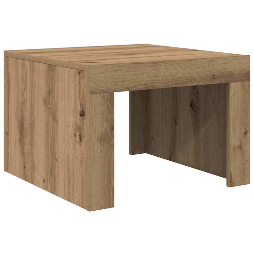 vidaXL Masă de cafea stejar artizanal 50 x 50 x 35 cm Lemn compozit