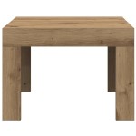 vidaXL Masă de cafea stejar artizanal 50 x 50 x 35 cm Lemn compozit vidaXL Masă de cafea stejar artizanal 50 x 50 x 35 cm Lemn compozit