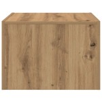 vidaXL Masă de cafea stejar artizanal 50 x 50 x 35 cm Lemn compozit vidaXL Masă de cafea stejar artizanal 50 x 50 x 35 cm Lemn compozit