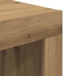 vidaXL Masă de cafea stejar artizanal 50 x 50 x 35 cm Lemn compozit vidaXL Masă de cafea stejar artizanal 50 x 50 x 35 cm Lemn compozit