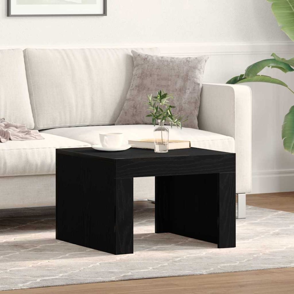 vidaXL Masă de cafea Stejar negru 50 x 50 x 35 cm Lemn compozit