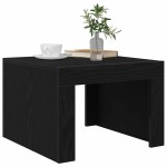 vidaXL Masă de cafea Stejar negru 50 x 50 x 35 cm Lemn compozit vidaXL Masă de cafea Stejar negru 50 x 50 x 35 cm Lemn compozit