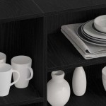 vidaXL Bufet Stejar negru 120 x 30 x 75 cm Lemn compozit