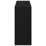 vidaXL Bufet Stejar negru 120 x 30 x 75 cm Lemn compozit