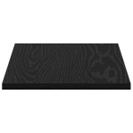 vidaXL Raft pentru cărți 4 pcs Negru 40 x 30 x 1,5 cm Lemn compozit