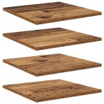 vidaXL Raft pentru cărți 4 pcs Maro 40 x 40 x 1,5 cm Lemn compozit