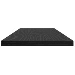 vidaXL Raft pentru cărți 4 pcs Negru 60 x 20 x 1,5 cm Lemn compozit