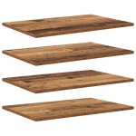 vidaXL Raft pentru cărți 4 pcs Maro 60 x 40 x 1,5 cm Lemn compozit