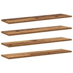 vidaXL Placă Raft pentru Cărți cu raft 4 pcs Maro 100 x 40 x 1.5cm PAL