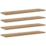vidaXL Placă Raft pentru Cărți cu raft 4 pcs Maro 100 x 40 x 1.5cm PAL vidaXL Placă Raft pentru Cărți cu raft 4 pcs Maro 100 x 40 x 1.5cm PAL