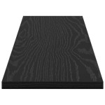 vidaXL Placă Raft pentru Cărți 4 pcs Negru 100 x 40 x 1.5cm PAL