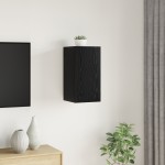 vidaXL Unitate TV cu raft Altele cu depozitare cu ușă Stejar negru Lemn compozit