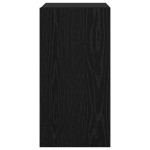 vidaXL Unitate TV cu raft Altele cu depozitare cu ușă Stejar negru Lemn compozit