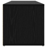 vidaXL Bancă de depozitare tapițată Stejar negru 102 x 35 x 35 cm vidaXL Bancă de depozitare tapițată Stejar negru 102 x 35 x 35 cm