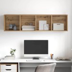 vidaXL Cabinet TV stejar artizanal 37 x 37 x 142.5 cm Lemn compozit vidaXL Cabinet TV stejar artizanal 37 x 37 x 142.5 cm Lemn compozit