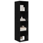 vidaXL Cabinet TV Stejar negru 37 x 37 x 142.5 cm Lemn compozit vidaXL Cabinet TV Stejar negru 37 x 37 x 142.5 cm Lemn compozit