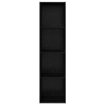 vidaXL Cabinet TV Stejar negru 37 x 37 x 142.5 cm Lemn compozit vidaXL Cabinet TV Stejar negru 37 x 37 x 142.5 cm Lemn compozit
