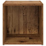 vidaXL Set comodă TV 2 pcs Lemn Vechi 37 x 35 x 37,5 cm Lemn compozit