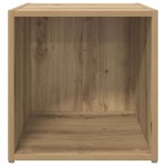 vidaXL Cabinet TV 2 pcs Maro 37 x 35 x 37 cm Lemn compozit vidaXL Cabinet TV 2 pcs Maro 37 x 35 x 37 cm Lemn compozit