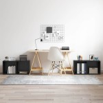 vidaXL Set comodă TV 4 pcs Negru 37 x 35 x 37,5 cm Lemn compozit