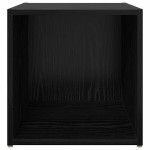 vidaXL Set comodă TV 4 pcs Negru 37 x 35 x 37,5 cm Lemn compozit