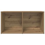 vidaXL Cabinet TV cu depozitare stejar artizanal Lemn compozit vidaXL Cabinet TV cu depozitare stejar artizanal Lemn compozit